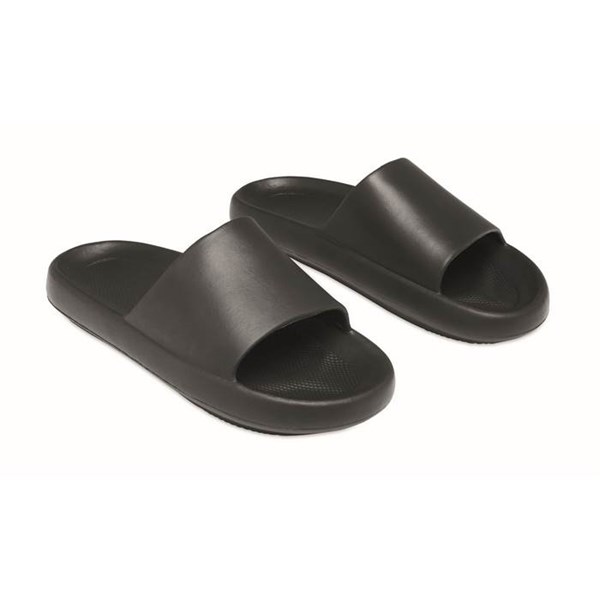 Obrázky: Unisex šľapky, EVA mater., veľkosť 40-41, čierna