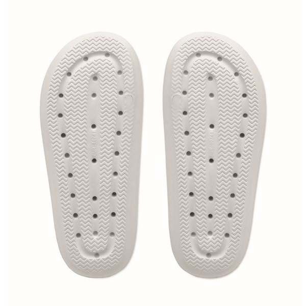Obrázky: Unisex šľapky, EVA mater., veľkosť 40-41, biela, Obrázok 3