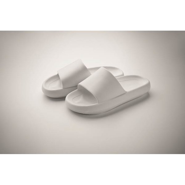 Obrázky: Unisex šľapky, EVA mater., veľkosť 40-41, biela, Obrázok 5