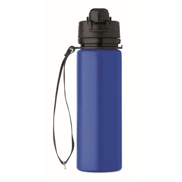 Obrázky: Kráľovská modrá silikónová športová fľaša 500ml, Obrázok 6