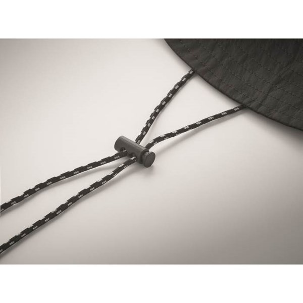 Obrázky: Vodeodolný rybársky klobúk, čierny, Obrázok 9