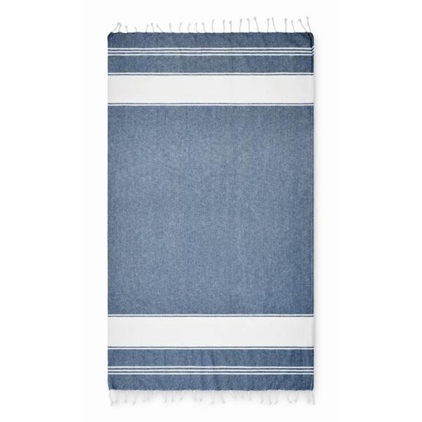 Obrázky: Plážová taška s uterákom, modrá, Obrázok 5