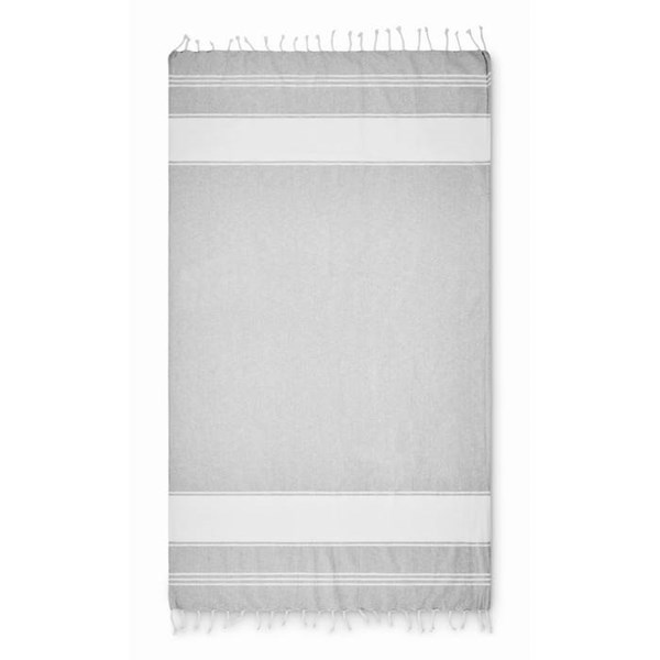 Obrázky: Plážová taška s uterákom, šedá, Obrázok 4