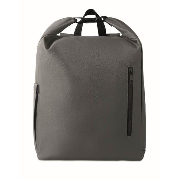 Obrázky: Rolovací ruksak na notebook, tmavošedý, Obrázok 3