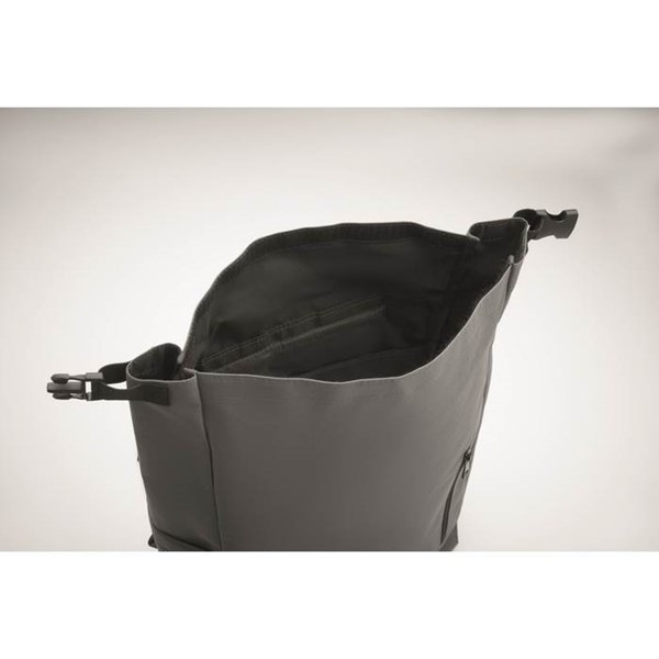 Obrázky: Rolovací ruksak na notebook, tmavošedý, Obrázok 7