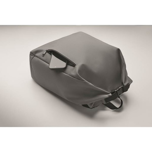Obrázky: Rolovací ruksak na notebook, tmavošedý, Obrázok 9
