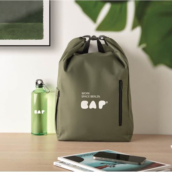 Obrázky: Rolovací ruksak na notebook, armádne zelený, Obrázok 12