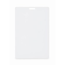 Obrázky: Biela visačka na šnúrku 8 x 12 cm