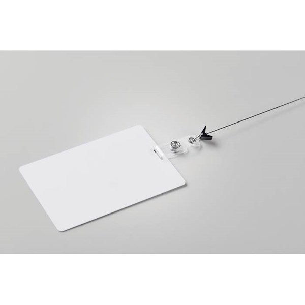 Obrázky: Biela visačka na šnúrku 8 x 12 cm, Obrázok 4