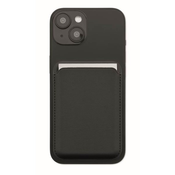 Obrázky: Čierne magnetické puzdro na karty so stojanom, Obrázok 10