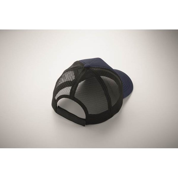 Obrázky: Šiltovka trucker s 5 panelmi, tmavomodrá, Obrázok 5