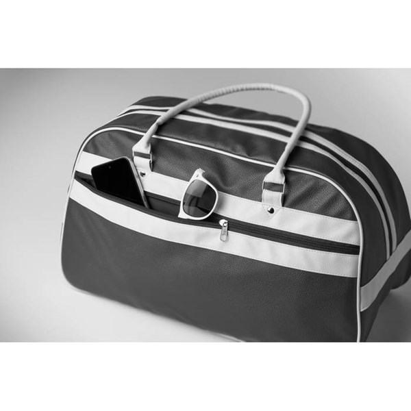 Obrázky: Športová taška z PU, čierna, Obrázok 5