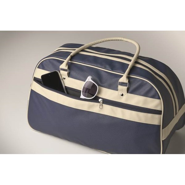 Obrázky: Športová taška z PU, modrá, Obrázok 5