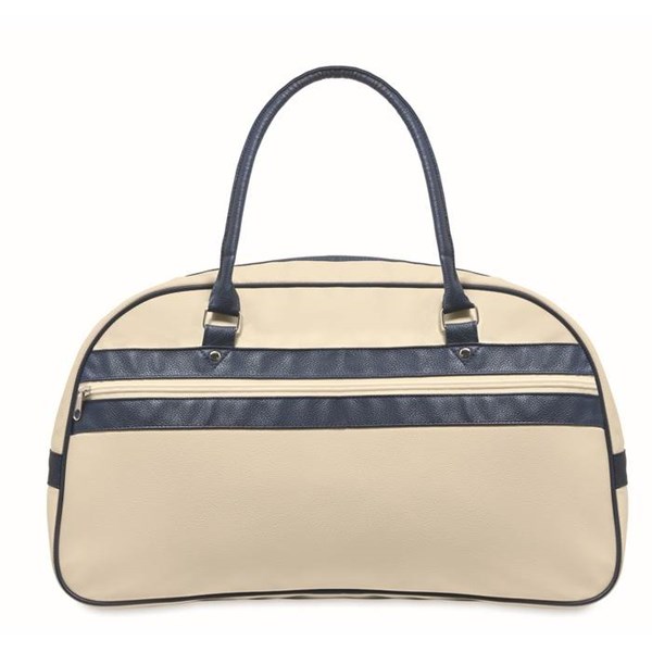 Obrázky: Športová taška z PU, béžová, Obrázok 2