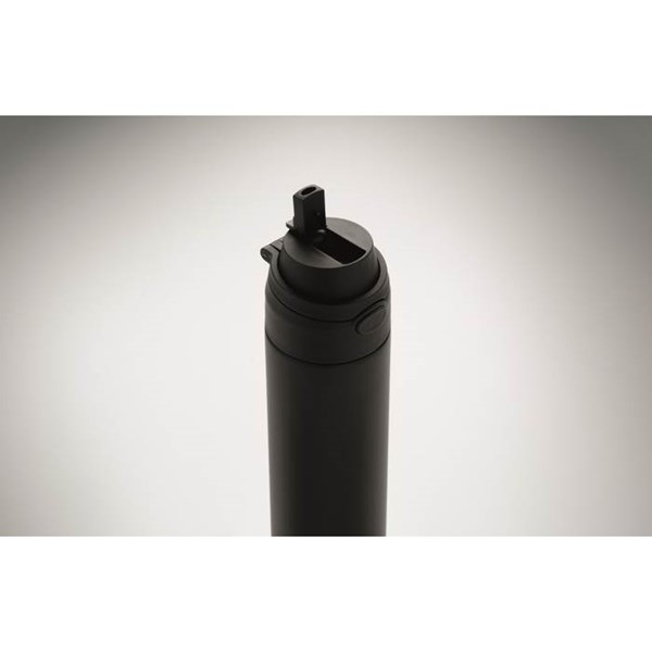 Obrázky: Dvojstenná nerez. fľaša 500 ml, čierna, Obrázok 7