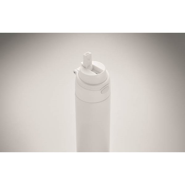 Obrázky: Dvojstenná nerez. fľaša 500 ml, biela, Obrázok 6