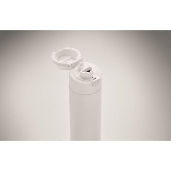 Obrázky: Dvojstenná nerez. fľaša 500 ml, biela, Obrázok 7