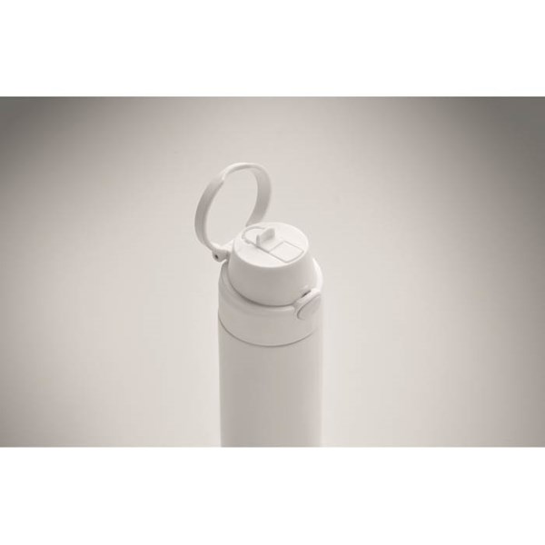 Obrázky: Dvojstenná nerez. fľaša 500 ml, biela, Obrázok 9