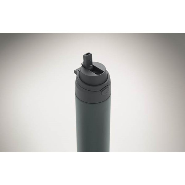 Obrázky: Dvojstenná nerez. fľaša 500 ml, petrolejová, Obrázok 6