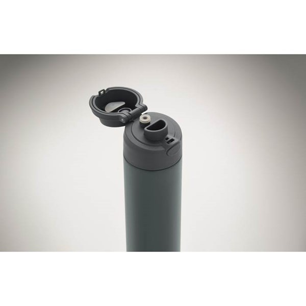 Obrázky: Dvojstenná nerez. fľaša 500 ml, petrolejová, Obrázok 7