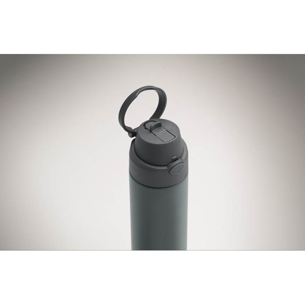 Obrázky: Dvojstenná nerez. fľaša 500 ml, petrolejová, Obrázok 9