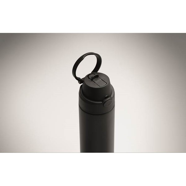 Obrázky: Jednostenná nerez. fľaša 650ml, čierna, Obrázok 9