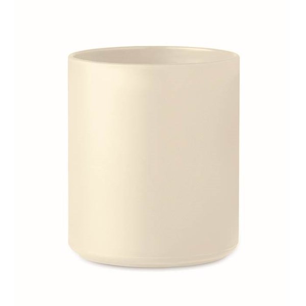 Obrázky: Hrnček 300ml z PP, béžový, Obrázok 2