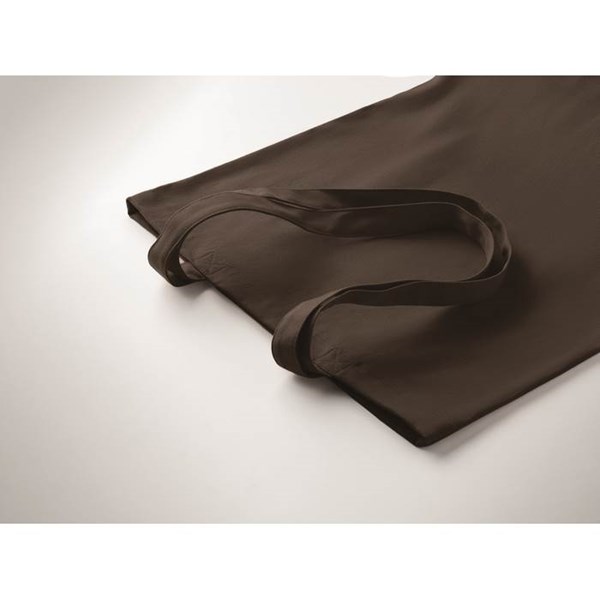 Obrázky: Čokoládová nákup. plátená taška 270gr/m2, dlhé uši, Obrázok 4