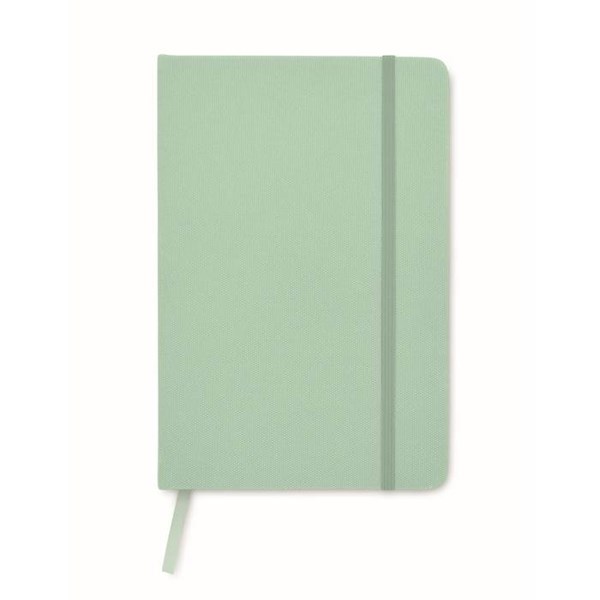 Obrázky: Máätovo zelený linajkový zápisník A5,obálka z RPET, Obrázok 2