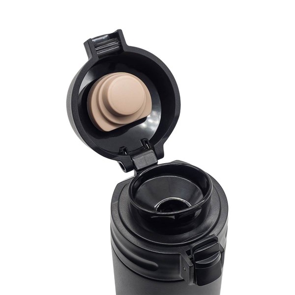 Obrázky: Termohrnček 400 ml, čierna, Obrázok 4