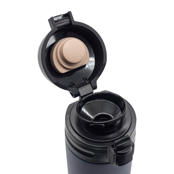 Obrázky: Termohrnček 400 ml, tmavomodrá, Obrázok 4