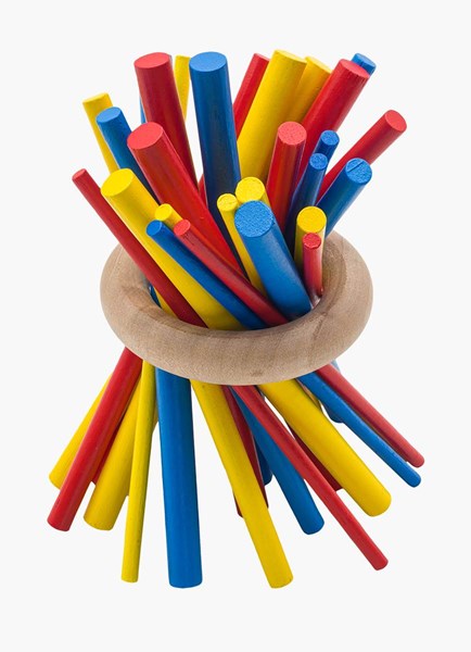 Obrázky: Hra z dreva, farebné paličky, Obrázok 8