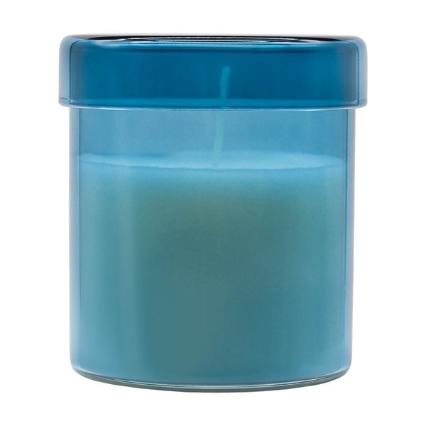 Obrázky: Vonná sviečka v skle, modrá