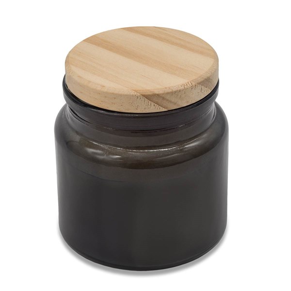 Obrázky: Vonná sviečka v skle, grafitová, Obrázok 2