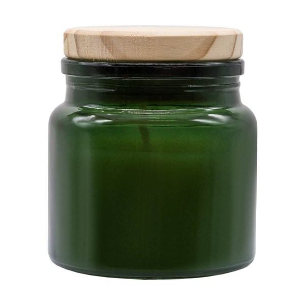 Obrázky: Vonná sviečka v skle, tmavozelená