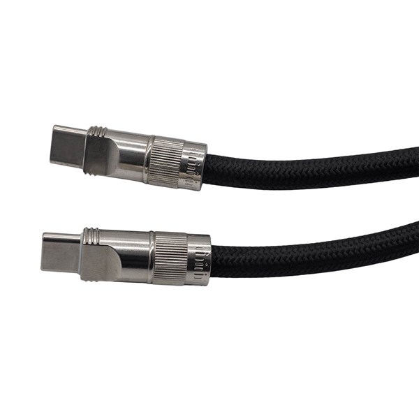 Obrázky: Šnúrka na telefon s nabíjaním 60 W, čierna, Obrázok 3