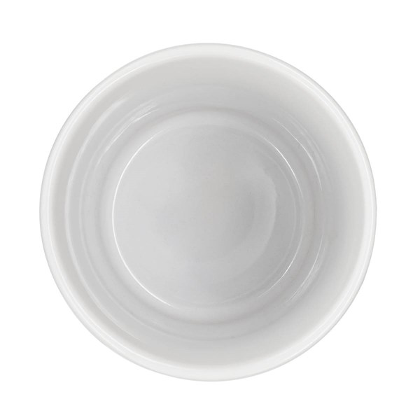 Obrázky: Keram.hrnček 370ml, povrch a viečko silikón,biela, Obrázok 3