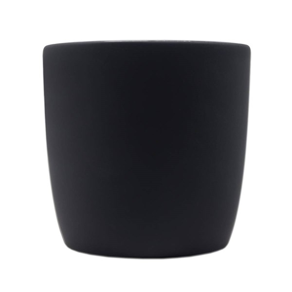 Obrázky: Keram.hrnček 345ml na laser fareb.loga, čierna, Obrázok 3