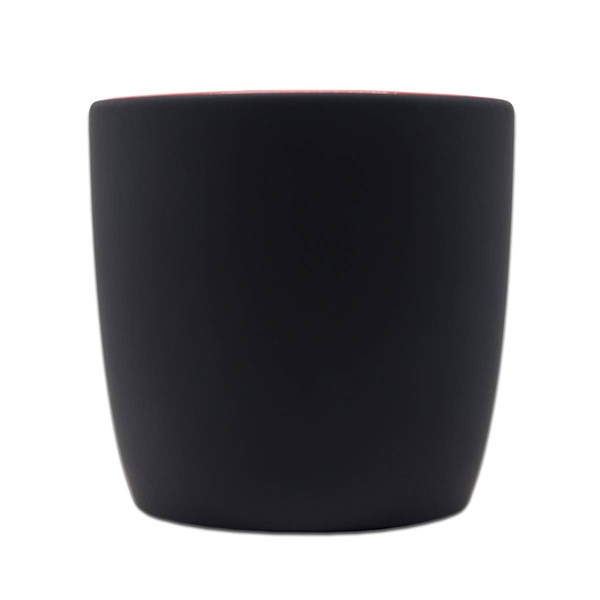 Obrázky: Keram.hrnček 345ml na laser fareb.loga, červená, Obrázok 2