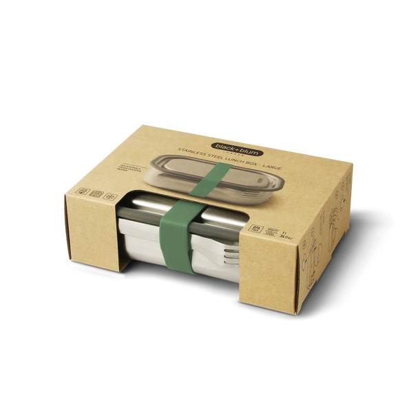 Obrázky: Veľká nerez.nádoba na potraviny Black+Blum,zelená, Obrázok 10