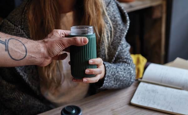 Obrázky: Cestovný pohár Black+Blum, 340 ml, zelený, Obrázok 10