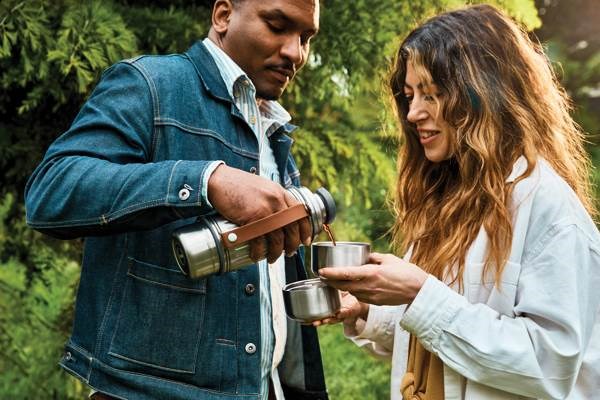 Obrázky: Black+Blum 1L Explorer Duo termoska, sivá, Obrázok 12