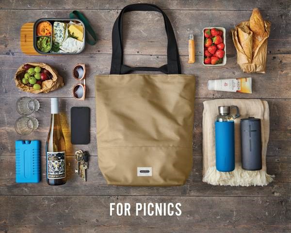 Obrázky: Black+Blum 16 l izolovaná/chladiaca taška, béžová, Obrázok 17