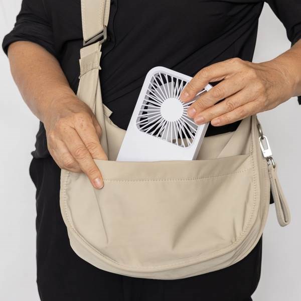 Obrázky: Recyklovaný nabíjateľný stol.ventilátor RCS, biely, Obrázok 8