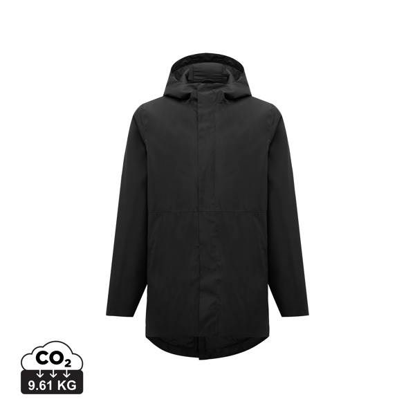 Obrázky: Unisex parka-rec.polyester IQONIQ,čierna, 3XL
