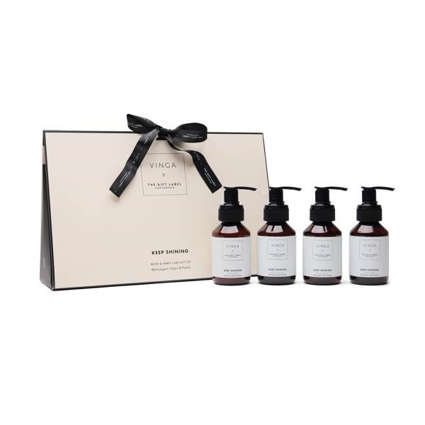 Obrázky: Darček.sada starostlivosť o telo VINGA x TGL,biela