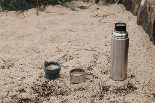 Obrázky: 750 ml dvojstenná termoska od RCS, strieborná, Obrázok 10