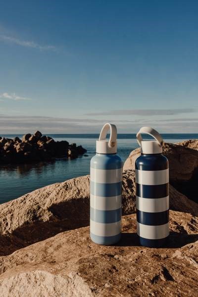 Obrázky: VINGA fľaša z rec. nehrdzav.ocele,600 ml, sv.modrá, Obrázok 7