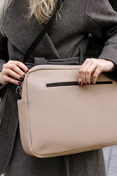 Obrázky: VINGA ruksak a aktovka v jednom, RCS, béžová, Obrázok 8