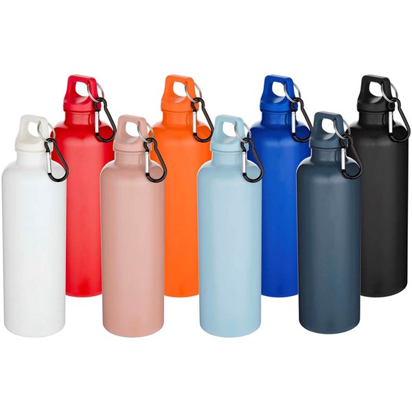 Obrázky: Fľaša 750ml,recykl. RCS plast, karabína, tm. modrá, Obrázok 4